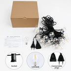 StarGlow G40: Vintage LED Globe String Lights