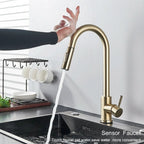 Midnight SensaTouch Smart Touch Pull-Out Kitchen Faucet