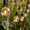StarGlow G40: Vintage LED Globe String Lights