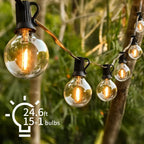 StarGlow G40: Vintage LED Globe String Lights