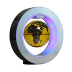 Levitating Globe Sphere: Magnetic 360° Rotation with LED Illumination