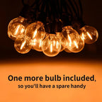 StarGlow G40: Vintage LED Globe String Lights
