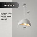 ZenGlow Dome: Japanese White Pendant Light