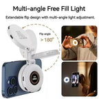 GlowFold – 2-in-1 Magnetic Ring Light & Phone Stand