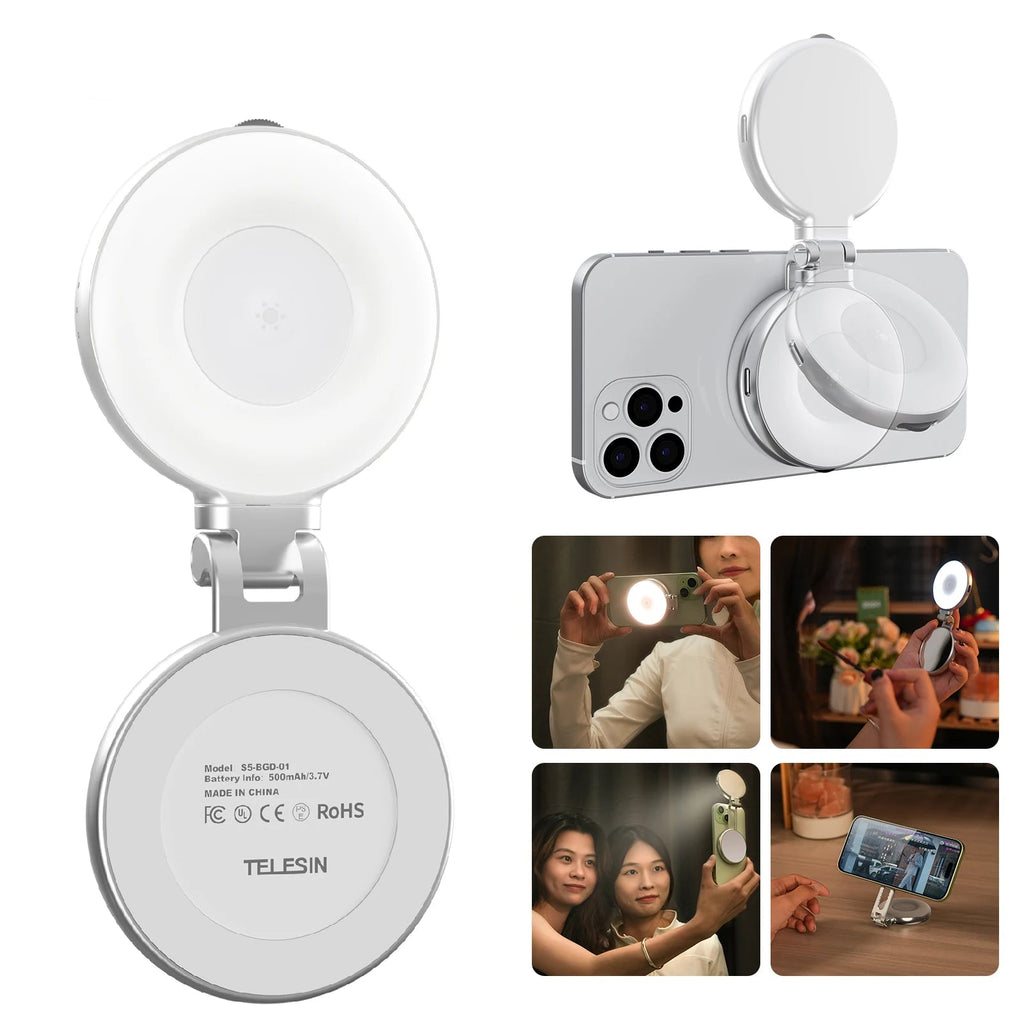 Pocket Glow – Magnetic LED Selfie Light