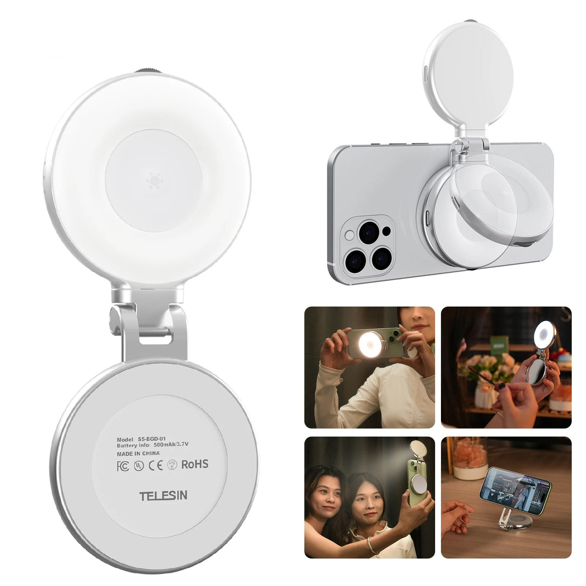 Pocket Glow – Magnetic LED Selfie Light