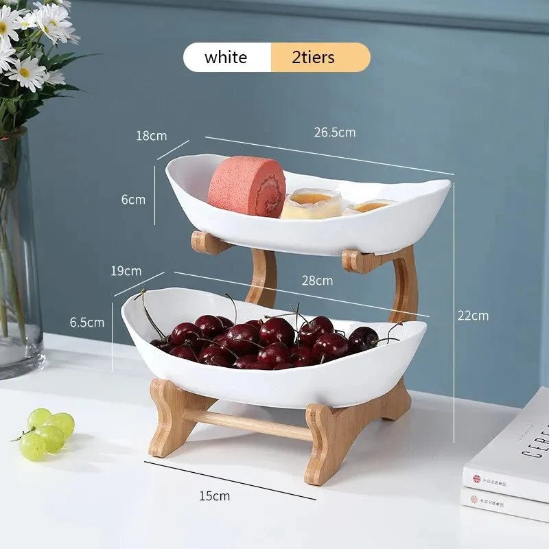 ElevateBowl: Multi-Tier Fruit Organizer