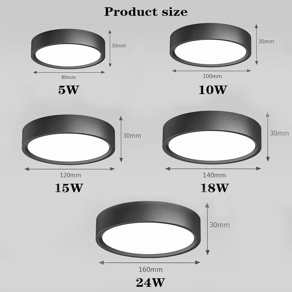LED Ultra Thin Ceiling Light - 5W