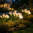LilyGlow™ – Lampioni solari da giardino a luce bianca calda