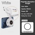 GlowFold – 2-in-1 Magnetic Ring Light & Phone Stand