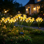 LilyGlow™ – Lampioni solari da giardino a luce bianca calda