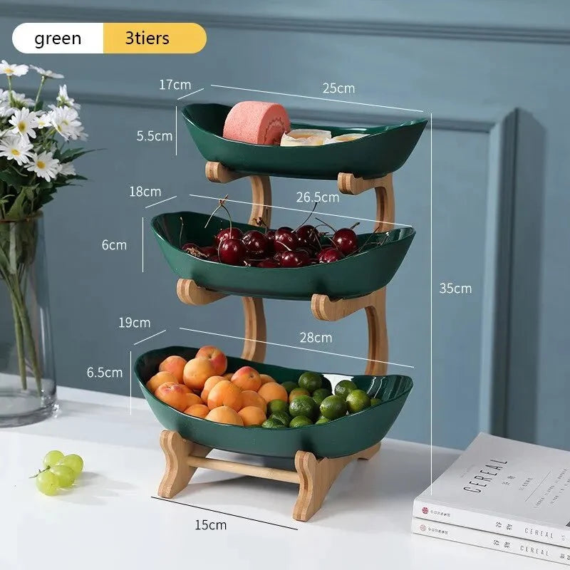 ElevateBowl: Multi-Tier Fruit Organizer