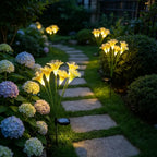 LilyGlow™ – Lampioni solari da giardino a luce bianca calda