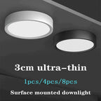 SlimGlow Elite: Ultra-Thin LED Ceiling Light - 18W