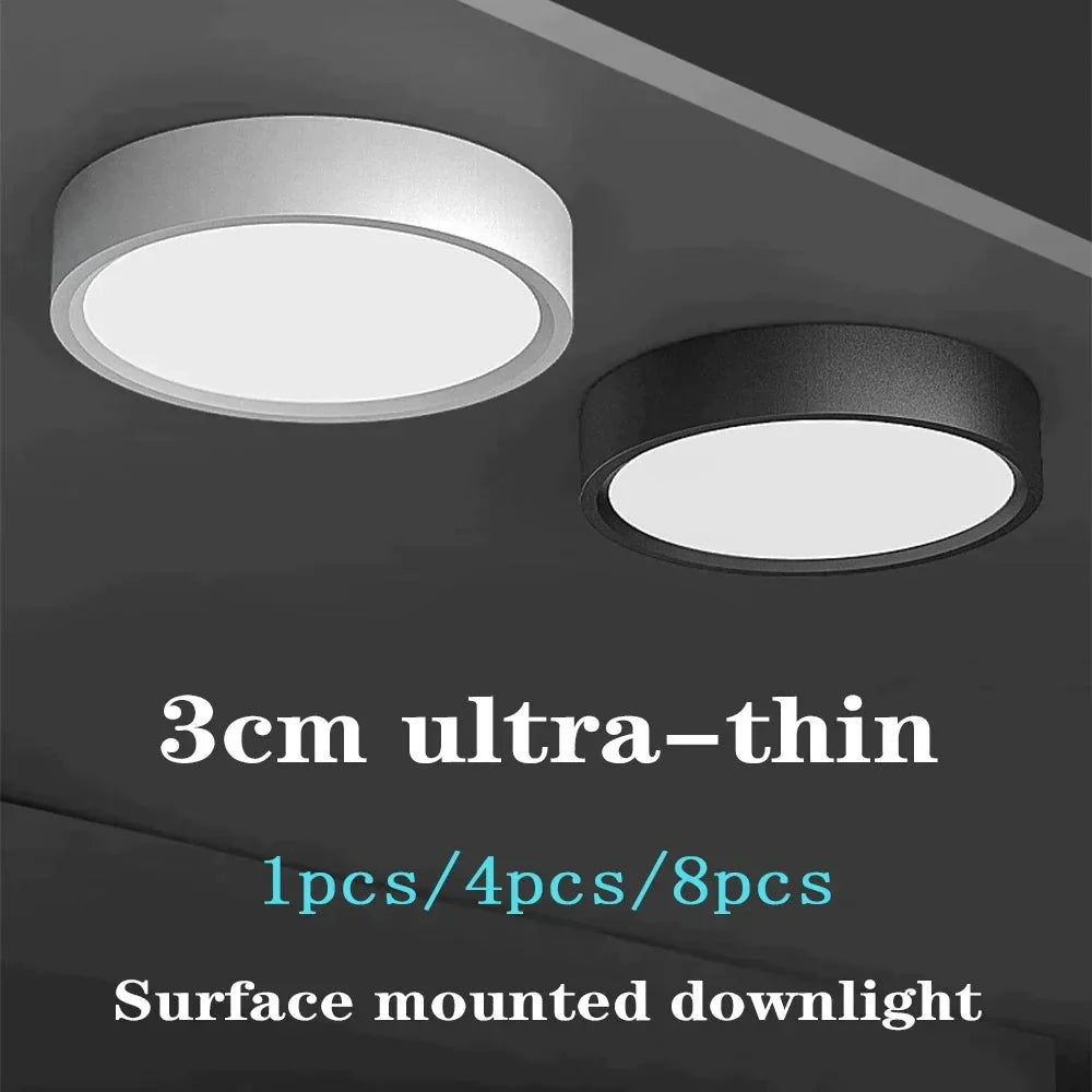 SlimGlow Elite: Ultra-Thin LED Ceiling Light - 18W