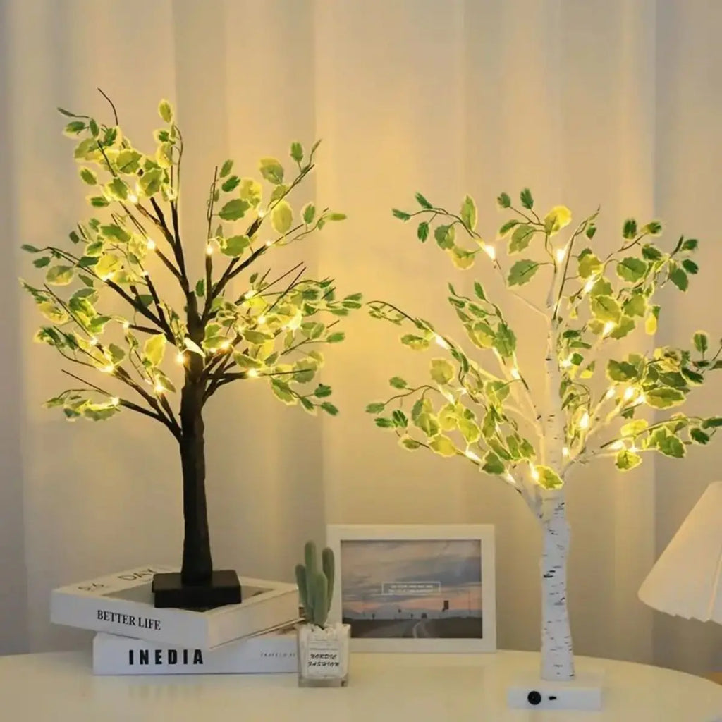 EverLeaf™ – 24 LED Green Birch Tree Light
