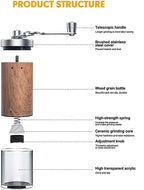 GrindMaster Go: Portable Manual Coffee Grinder