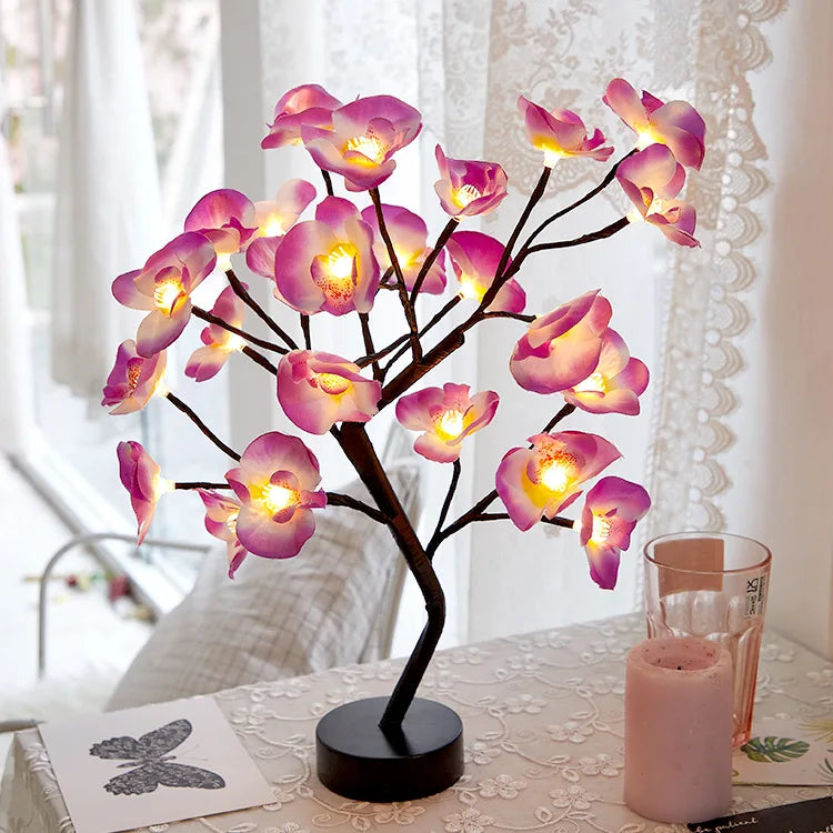 FairyBloom™ – 24 LED USB Flower Tree Lamp