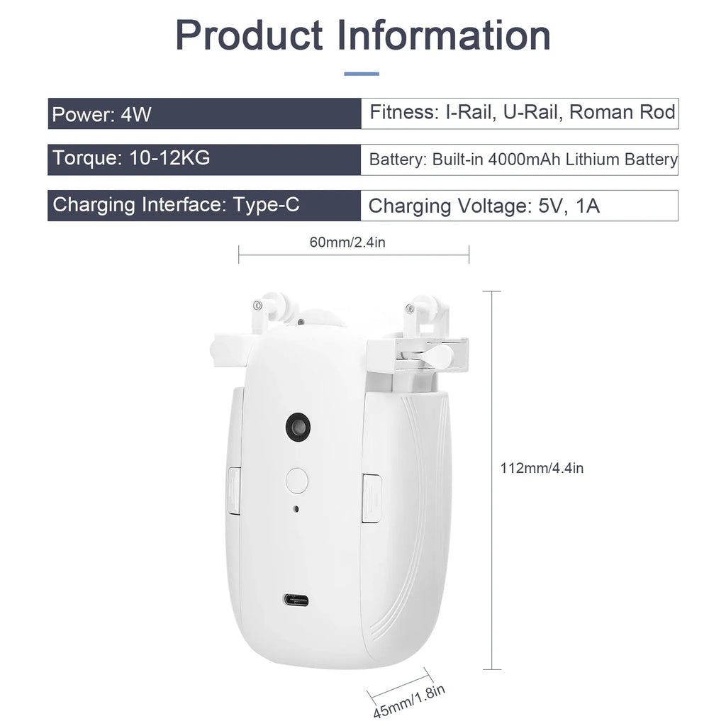 TriFlex Glide: 3-in-1 Smart Curtain Automation