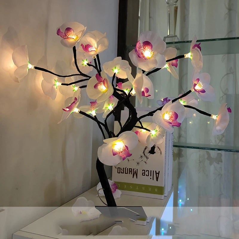 FairyBloom™ – 24 LED USB Flower Tree Lamp