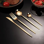 24pcs Gold Stainless Cutlery Set