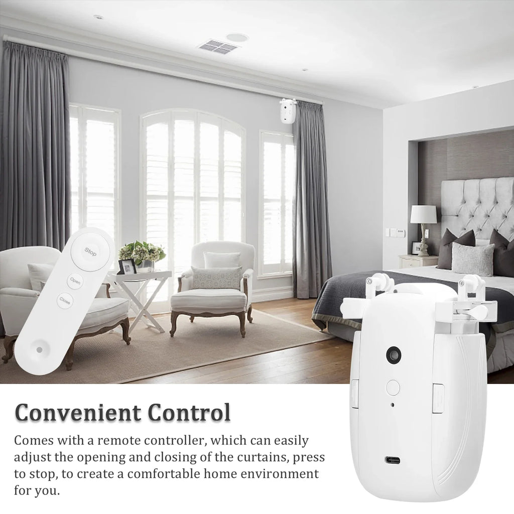 TriFlex Glide: 3-in-1 Smart Curtain Automation