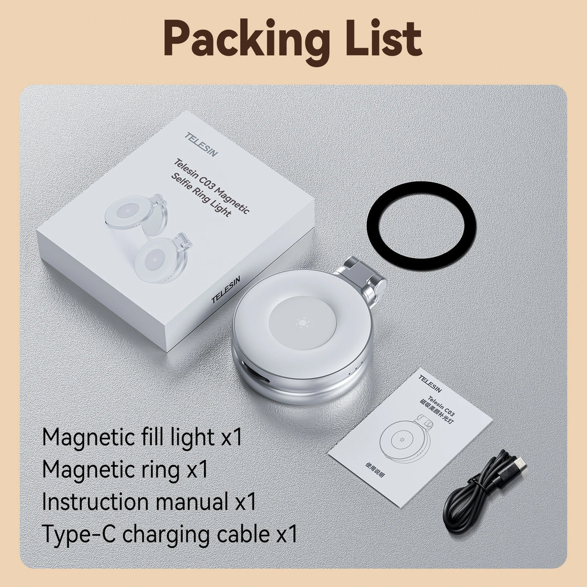 Pocket Glow – Magnetic LED Selfie Light