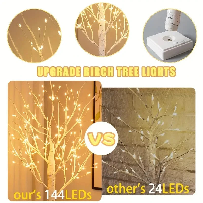 LumiBirch™ – 144 LED Decorative Tree Lamp