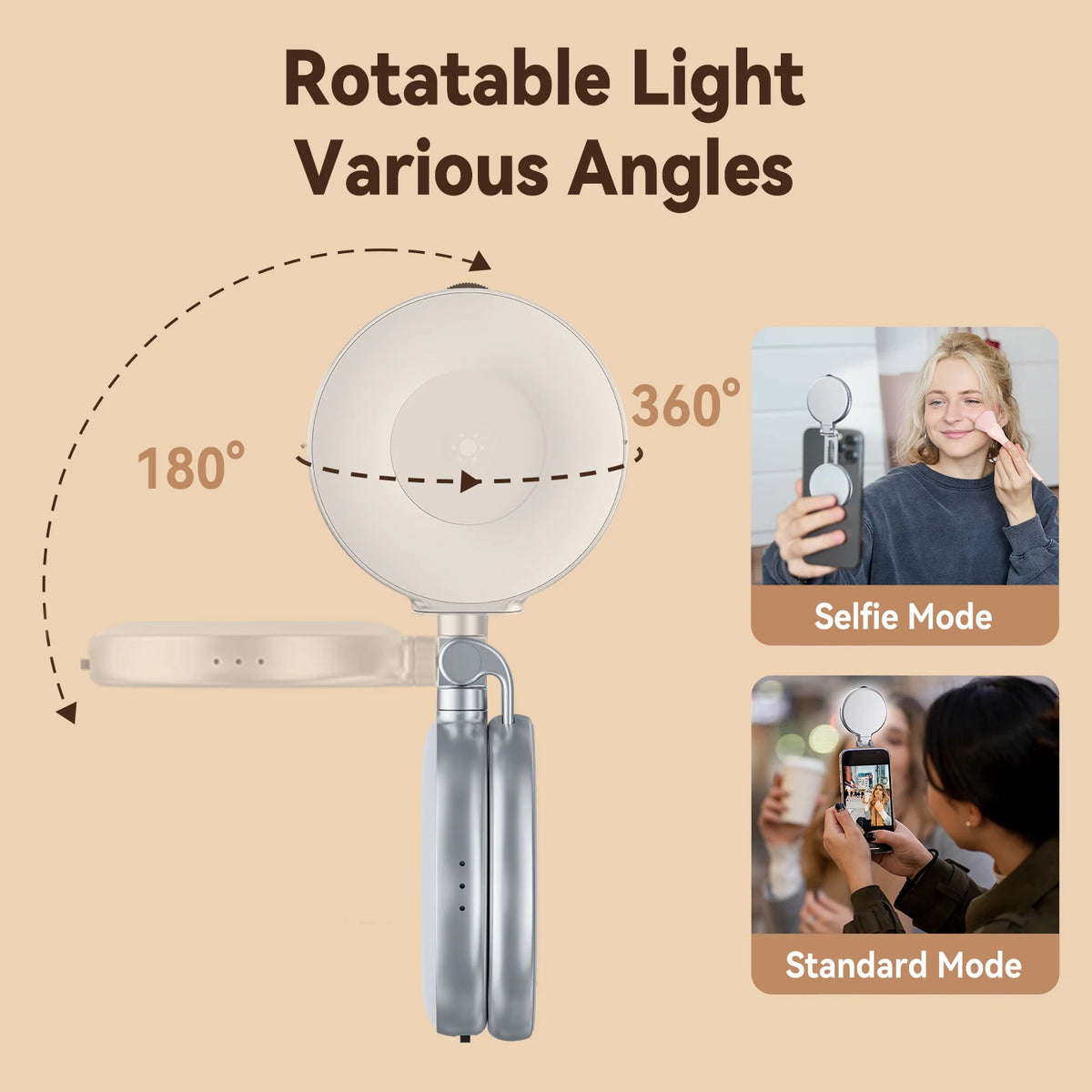 Pocket Glow – Magnetic LED Selfie Light