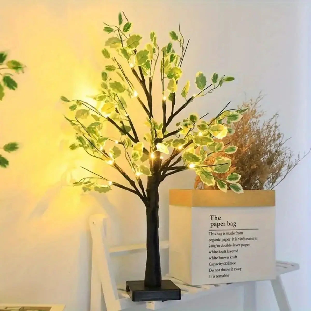 EverLeaf™ – 24 LED Green Birch Tree Light