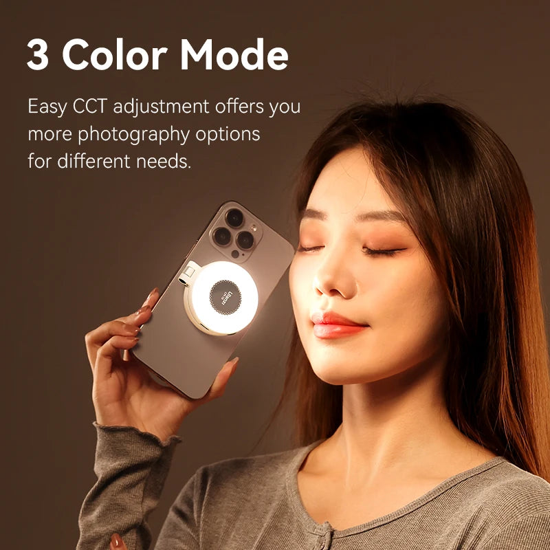 GlowFlip – MagSafe Light for Vlogging & Selfies