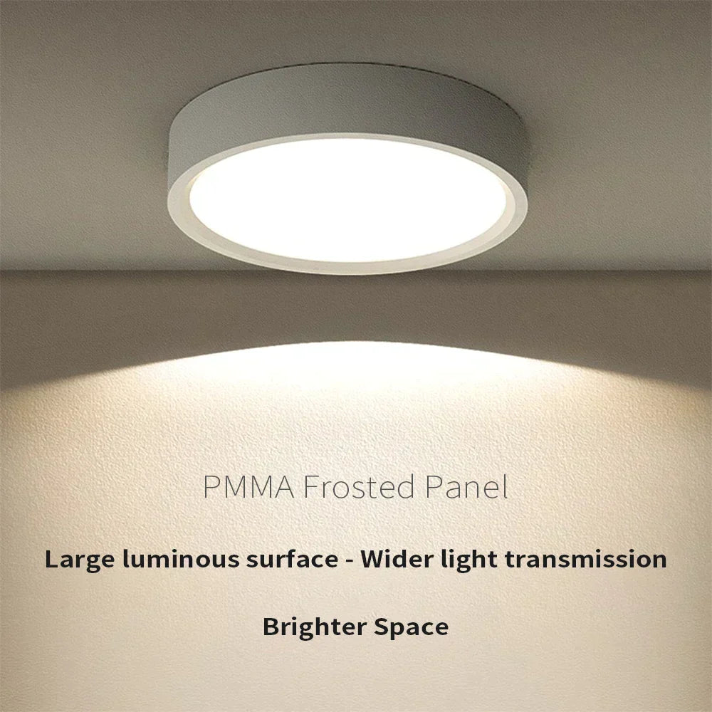 SlimGlow Elite: Ultra-Thin LED Ceiling Light - 24W