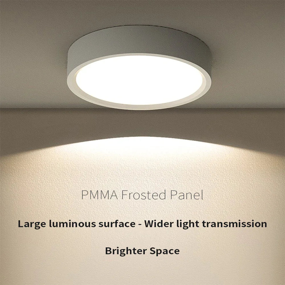 SlimGlow Elite: Ultra-Thin LED Ceiling Light - 10W