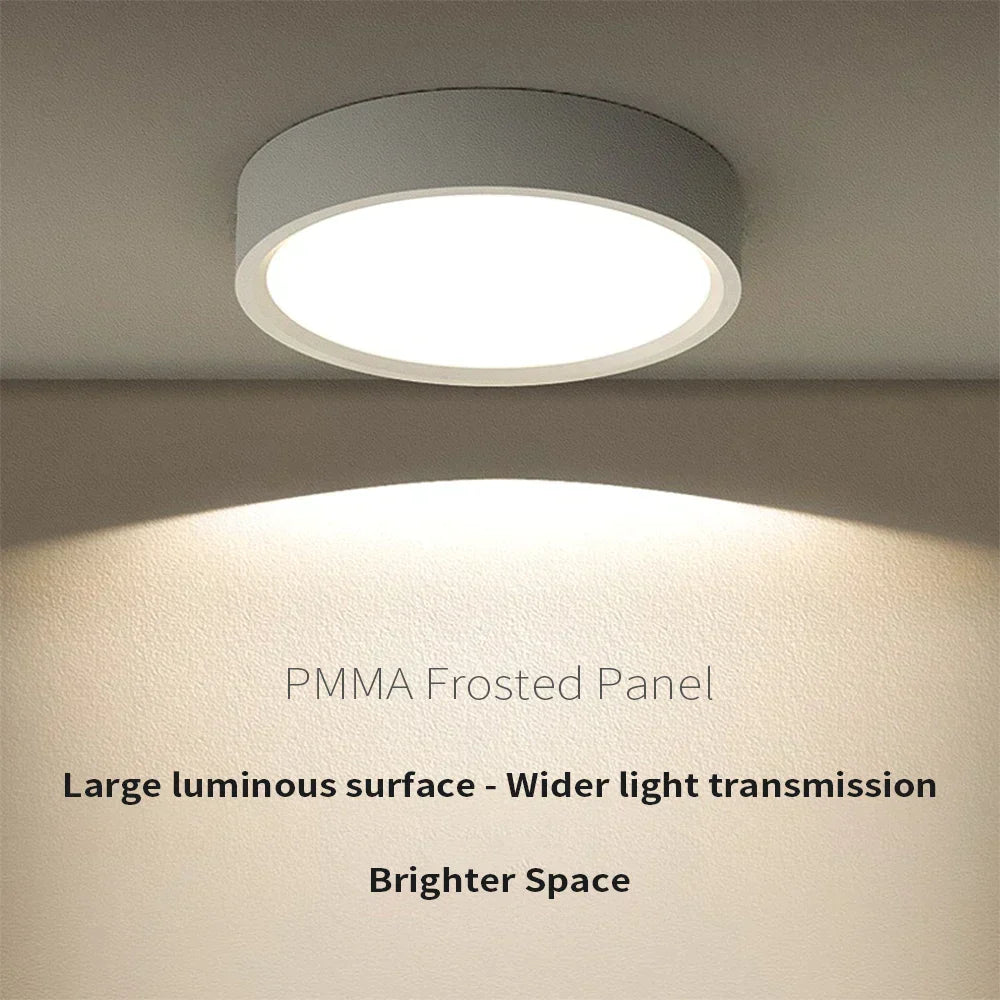 SlimGlow Elite: Ultra-Thin LED Ceiling Light - 18W