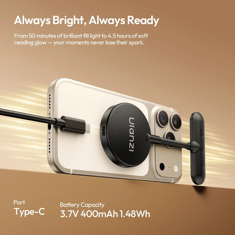 FlexGlow – Magnetic Phone Light for Vlogging