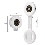 GlowFold – 2-in-1 Magnetic Ring Light & Phone Stand
