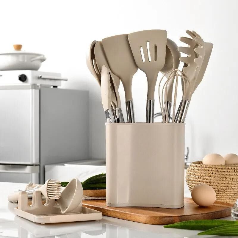 CulinaFlex 13: Premium Silicone Utensil Set