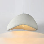 ZenGlow Dome: Japanese White Pendant Light